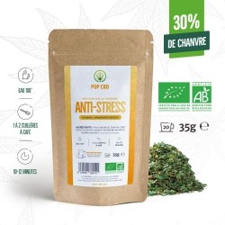 Organic anti-stress infusion with hemp