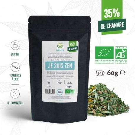 Bio CBD Kräutertee Zen